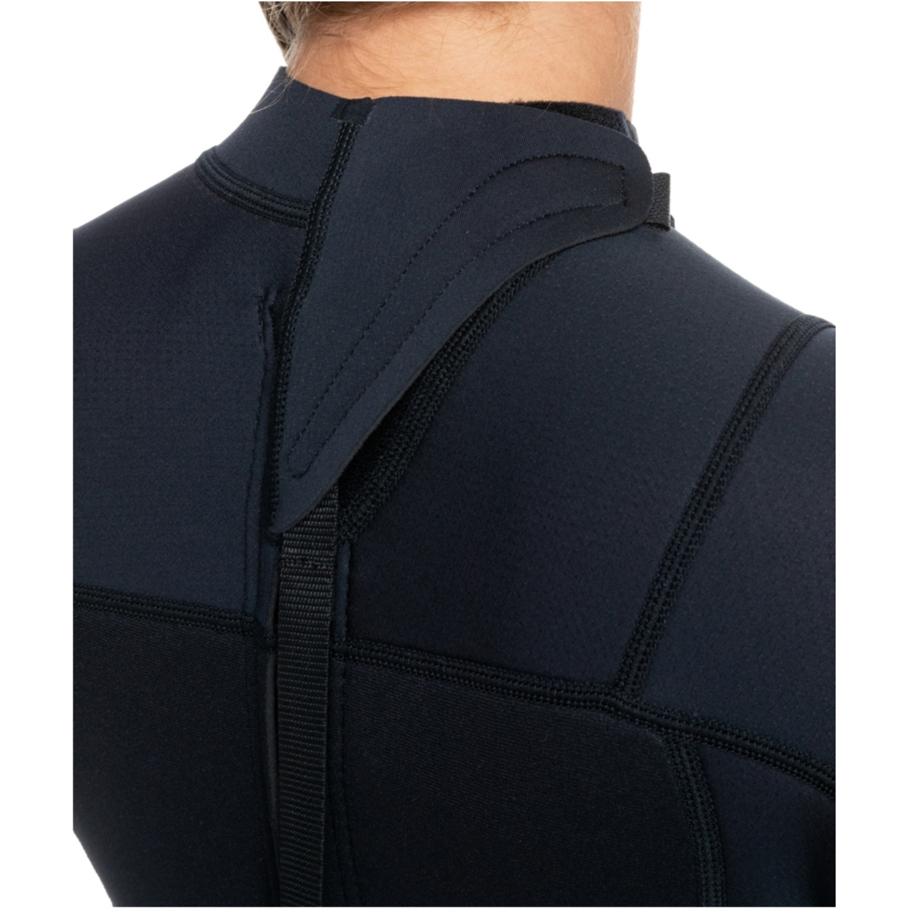 2025 Roxy Frauen Prologue 5/4/3mm Rückenreißverschluss Neoprenanzug ERJW103168 - Black